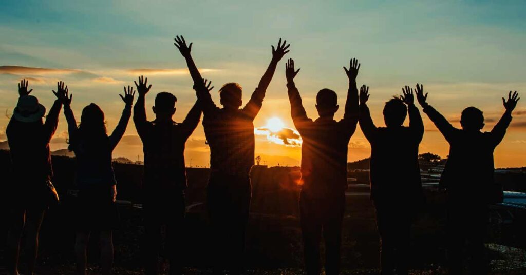 Group of people standing together