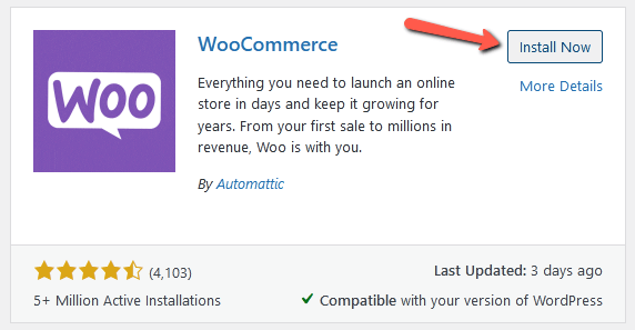 WooCommerce Plugin for WordPress