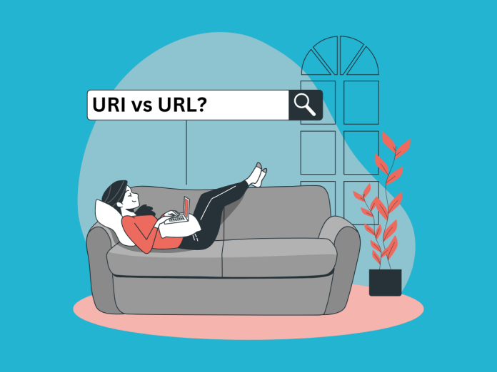 Image of person on couch looking up URI vs URL