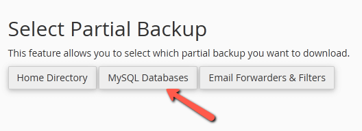 Choose MySQL databases