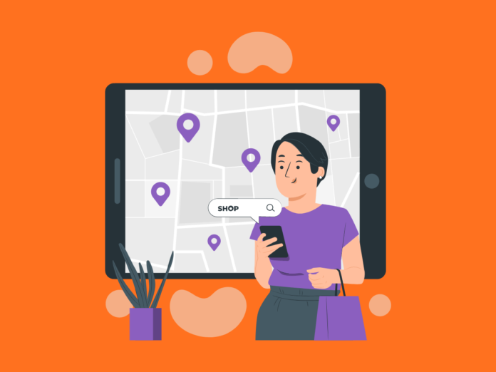 Image of a business using local SEO strategies to reach a shopper